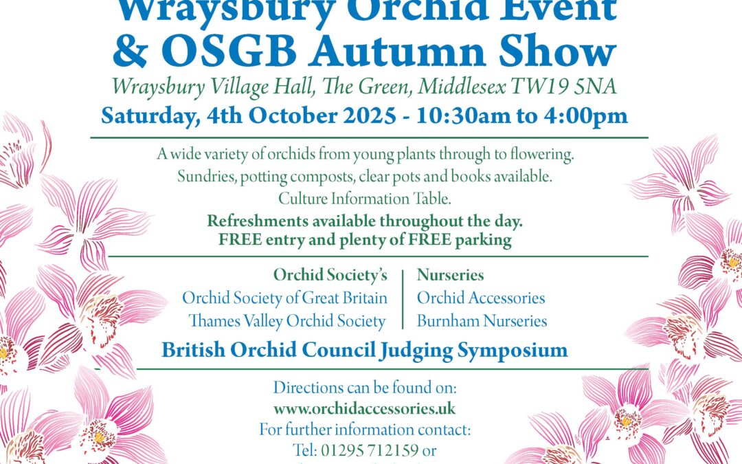Orchid Society of Great Britain Autumn Show