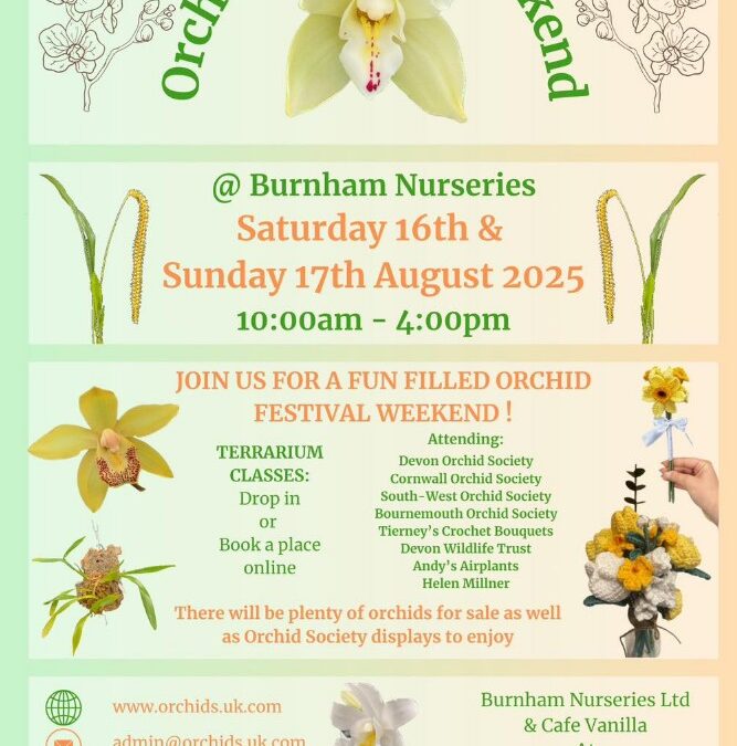 Burnham Nurseries Orchid Festival Weekend