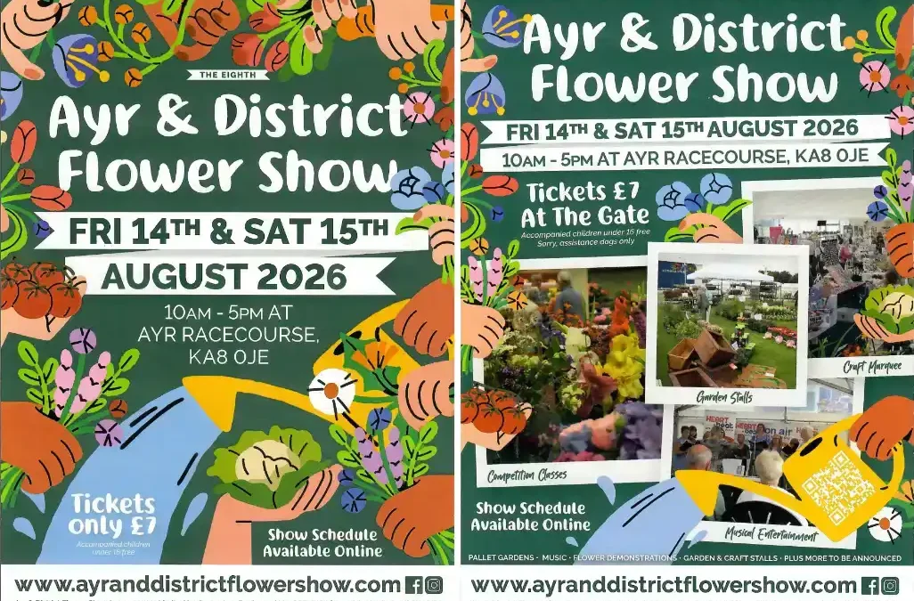 Ayr & District Flower Show: Scottish Orchid Society Displaying